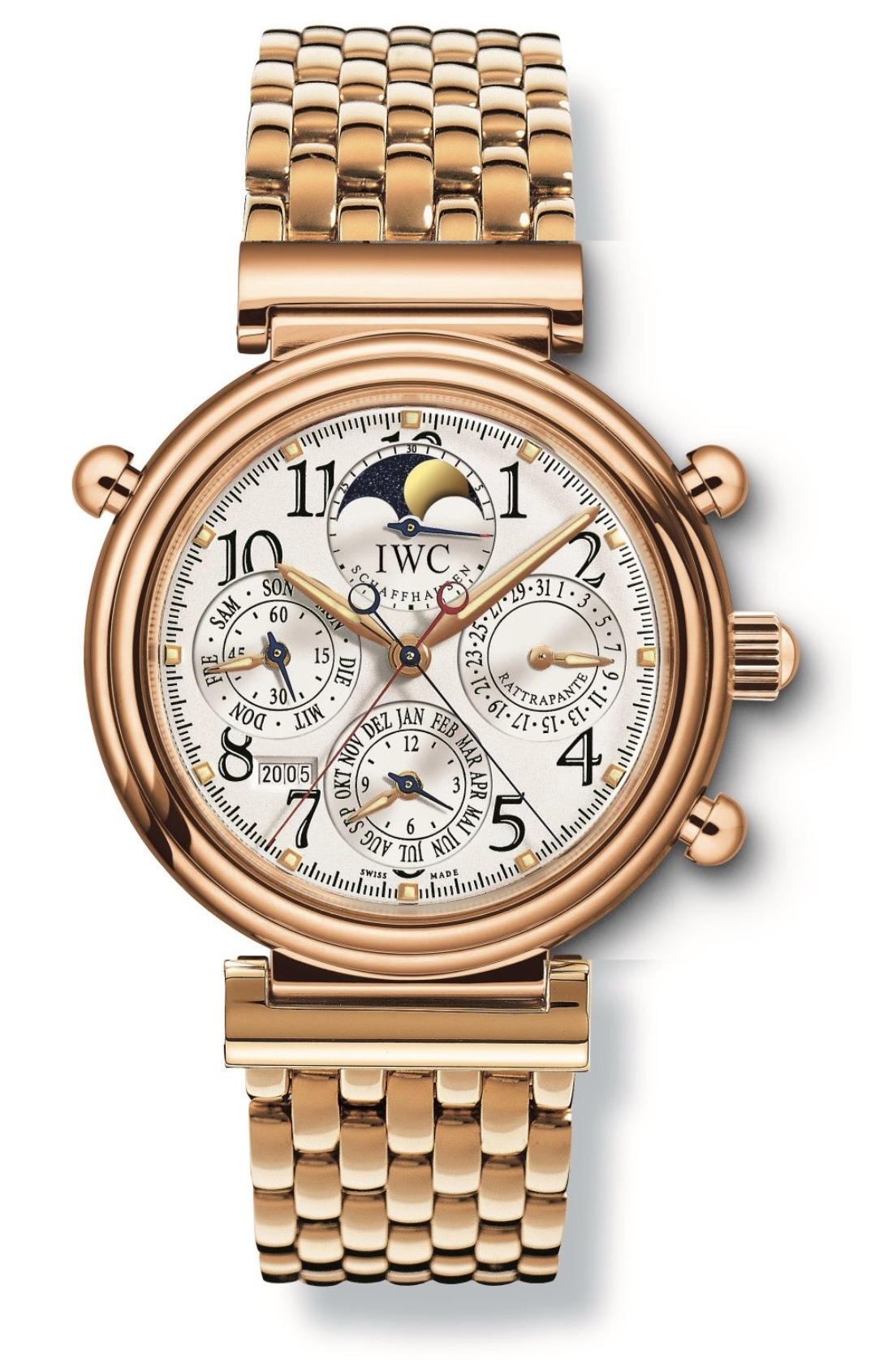 IWC IW9272-01 : Da Vinci Perpetual Rattrapante Rose Gold / Silver / German / Bracelet