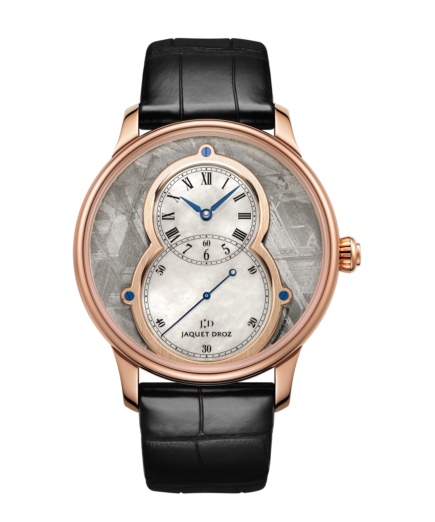 Jaquet Droz J003033339 : Grande Seconde 43 Meteorite / Red Gold