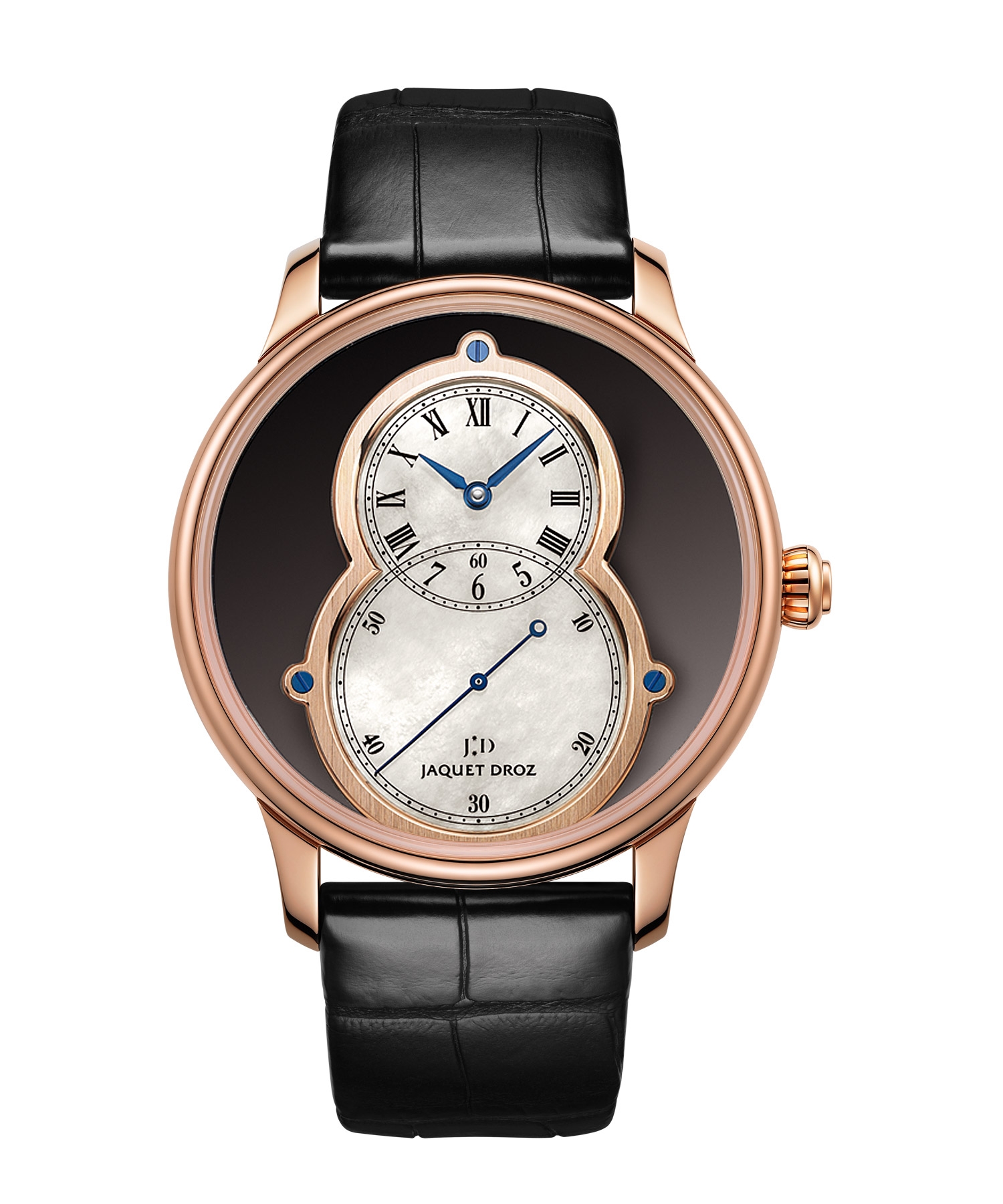 Jaquet Droz J003033342 : Grande Seconde 43 Onyx / Red Gold
