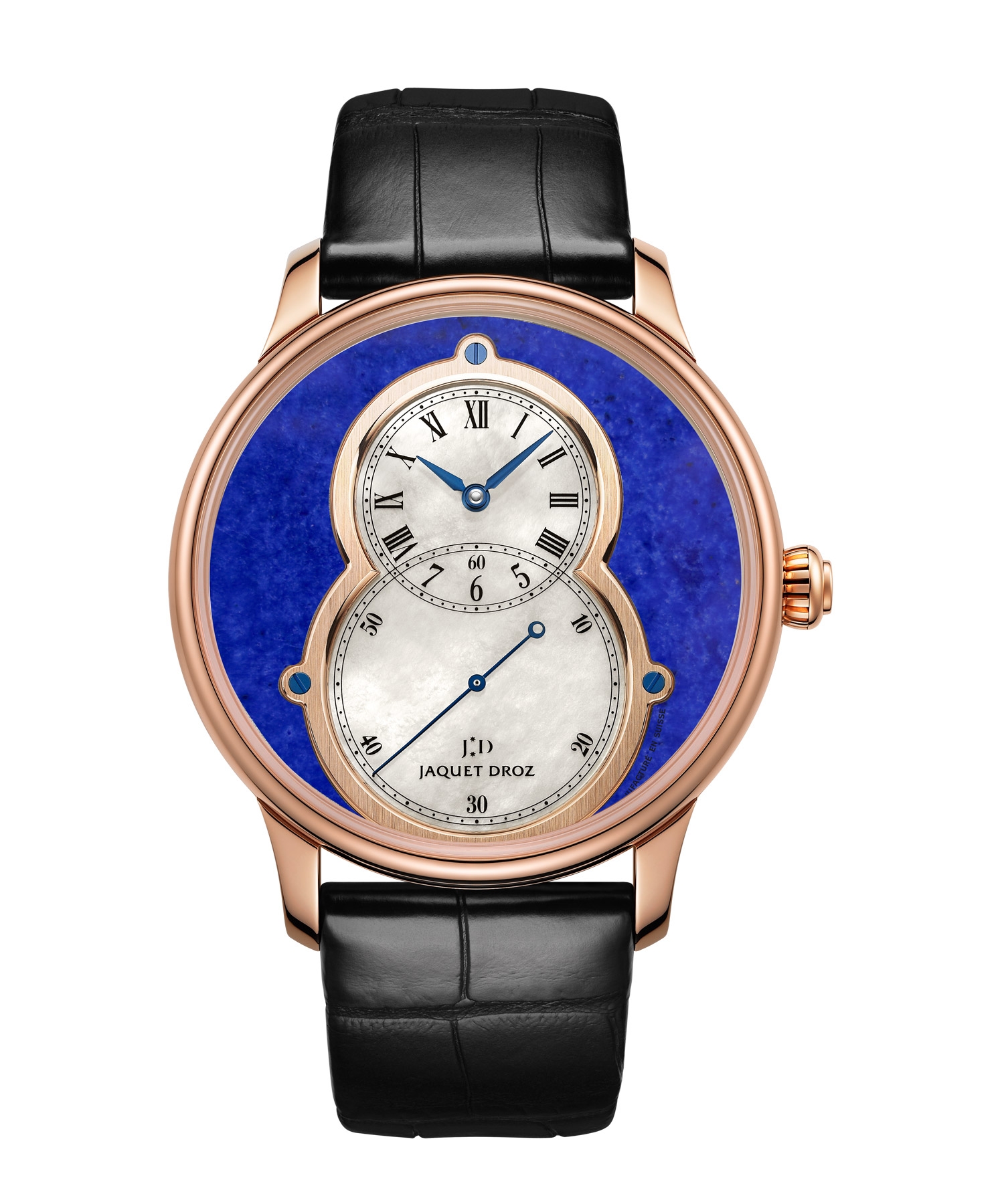 Jaquet Droz J003033363 : Grande Seconde 43 Lapis Lazuli / Red Gold