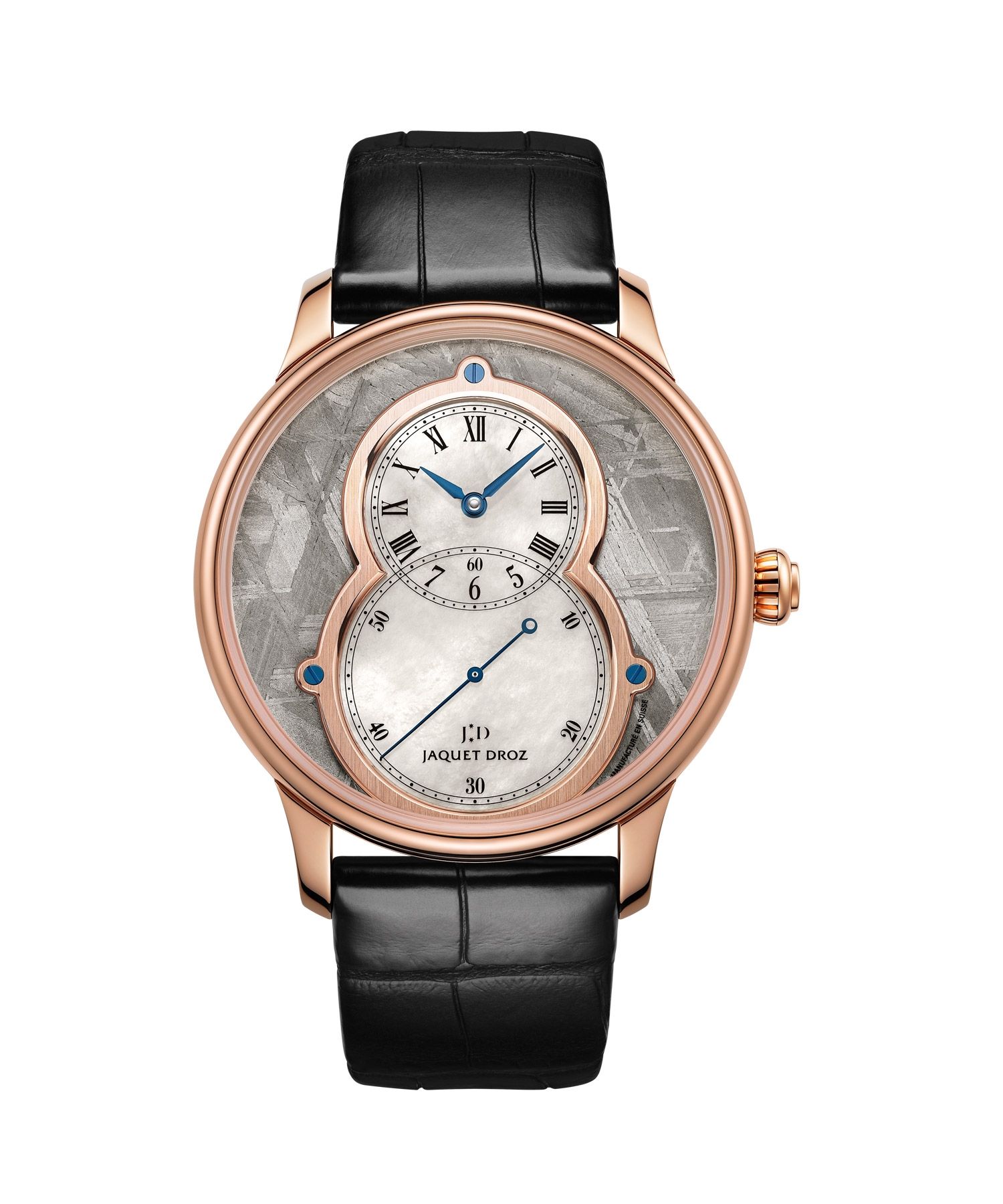 Jaquet Droz J014013221 : Grande Seconde 39 Meteorite / Red Gold