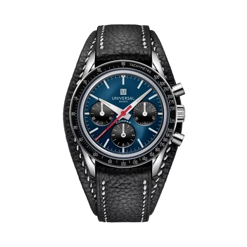 Universal Geneve JU281121C1X1 : Universal Genève Tribute to Compax White Gold / Blue