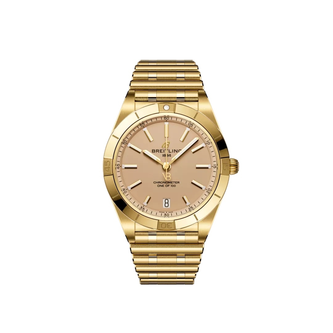 Breitling K103801A1A1K1 : Chronomat Automatic 36 Victoria Beckham Yellow Gold / Sand