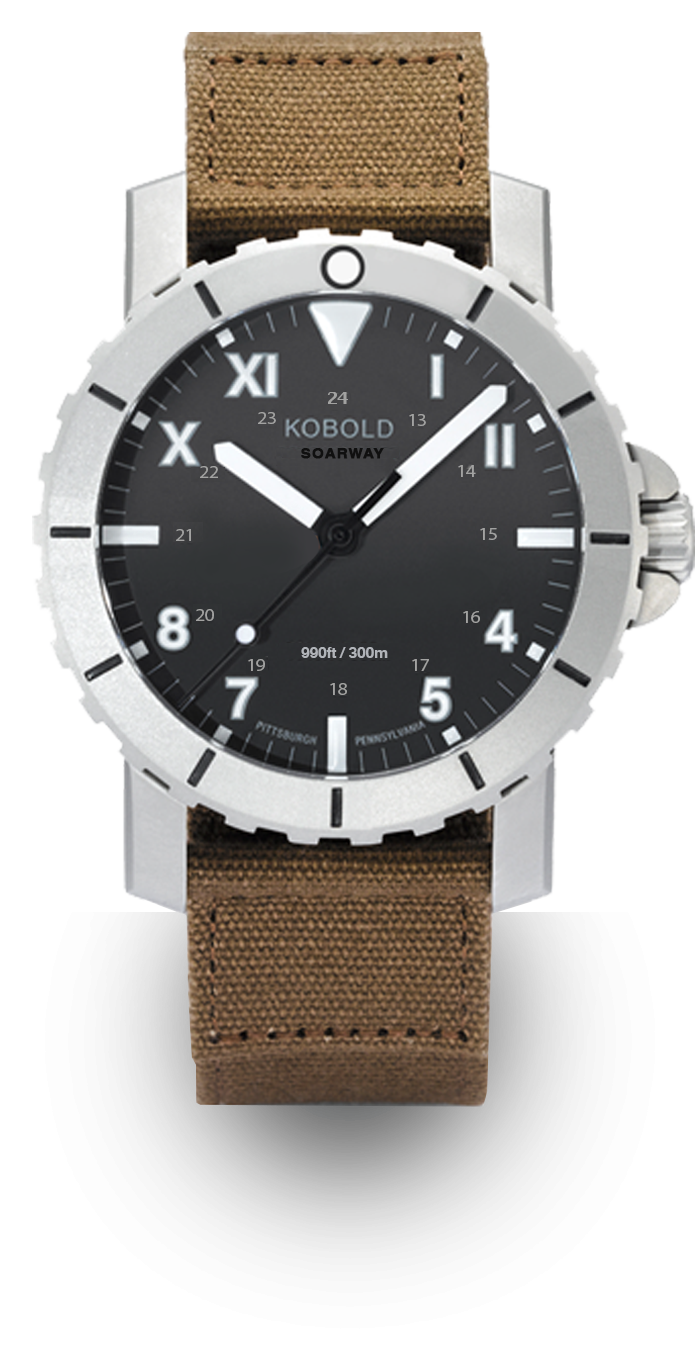 Kobold KD 1142142 : Soarway 44 Stainless Steel / Black