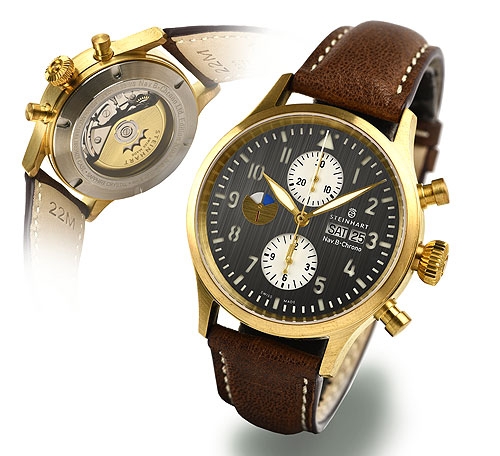 Steinhart L0812  : Nav B Chrono 44 Bronze, KIGA No.2