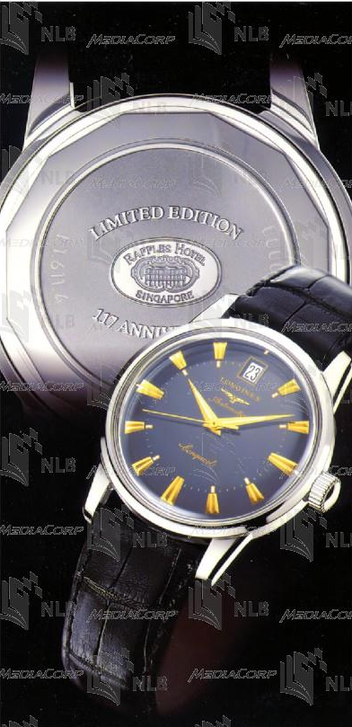 Longines L1.611.4.92.2 : Conquest Heritage Raffles Singapore