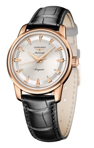 Longines L1.611.8.70.4 : Conquest Heritage 1954-2014 Rose Gold