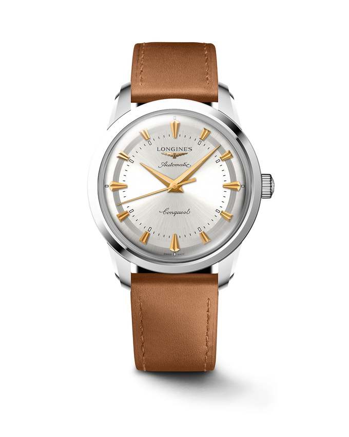 Longines L1.650.4.72.2 : Conquest Heritage 40 Stainless Steel / Silver