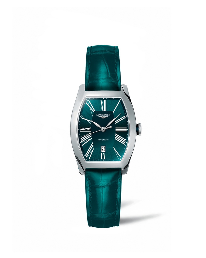 Longines L2.142.4.60.2 : Evidenza 26 Automatic Stainless Steel / Petroleum