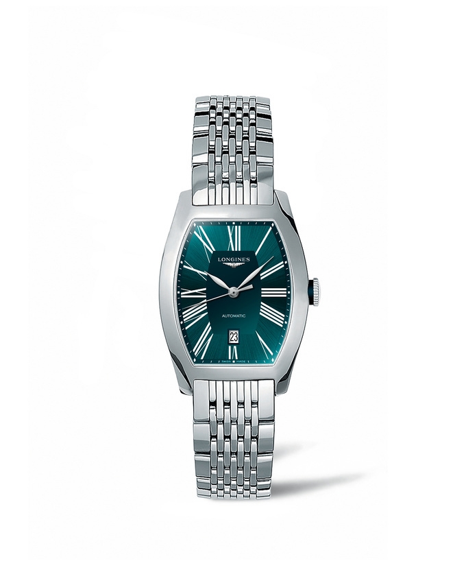 Longines L2.142.4.60.6 : Evidenza 26 Automatic Stainless Steel / Petroleum / Bracelet