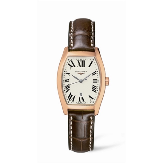 Longines L2.155.8.71.2 : Evidenza 26 Quartz Pink Gold