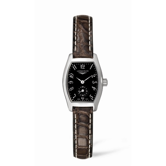 Longines L2.175.4.53.5 : Evidenza 19.6 Stainless Steel Black