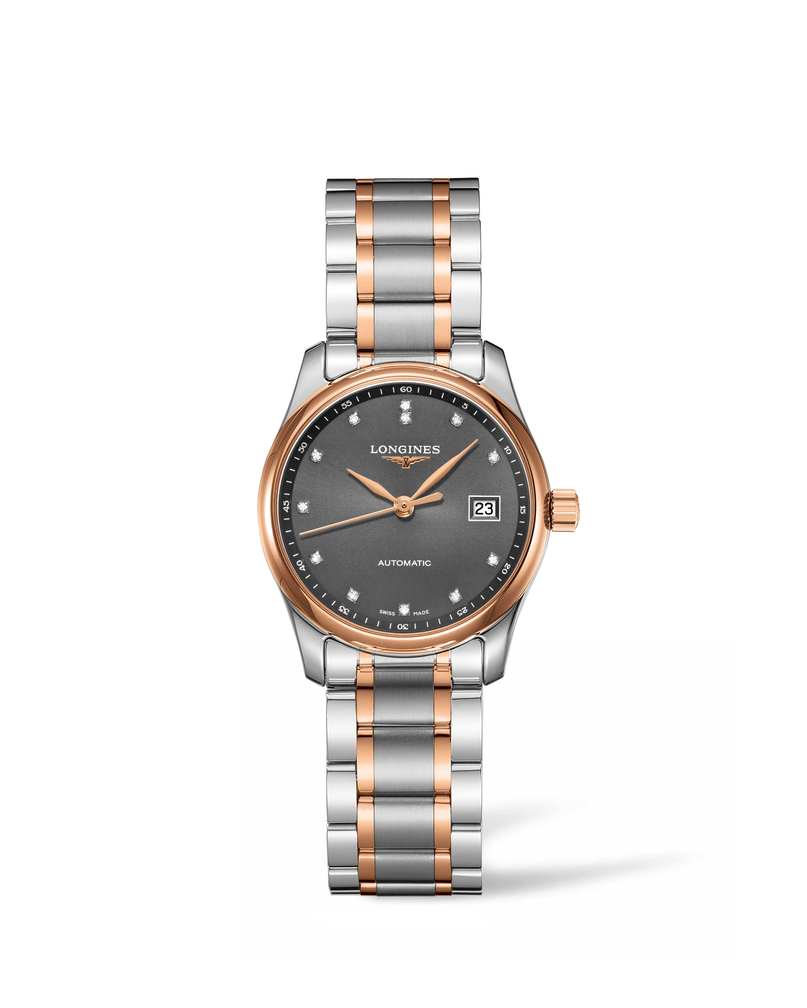 Longines L2.257.5.07.7 : Master Collection 29 Two Tone Rose / Grey