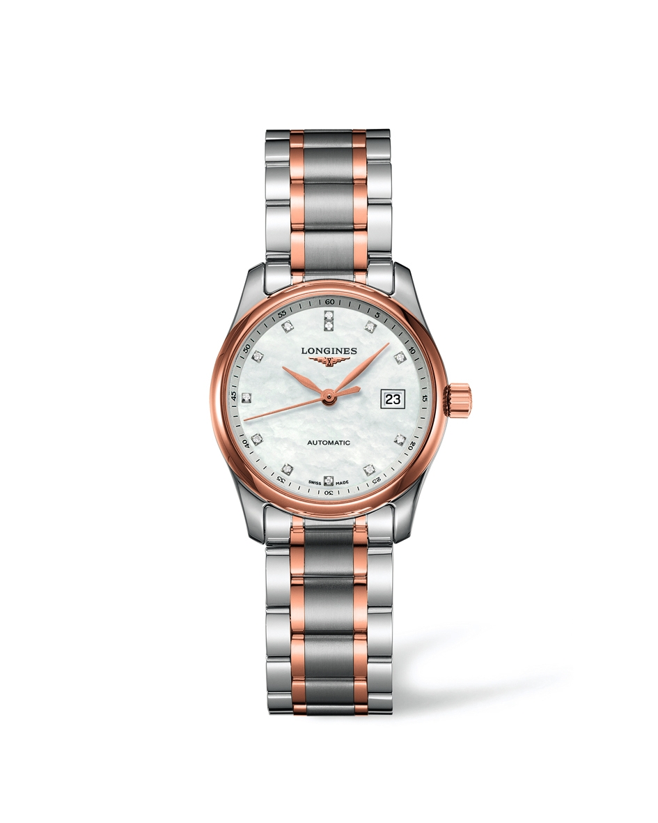 Longines L2.257.5.89.7 : Master Collection Date 29 Two Tone Pink