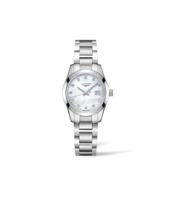 Longines L2.286.4.87.6 : Conquest Classic Quartz 29.5 Stainless Steel / MOP