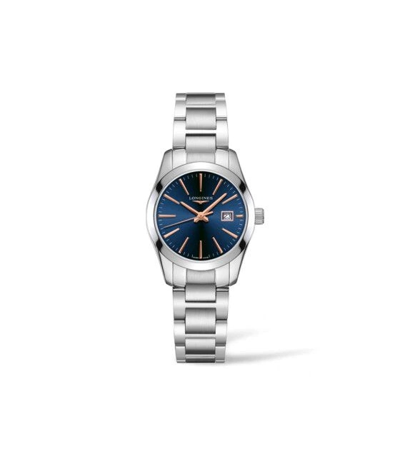 Longines L2.286.4.92.6 : Conquest Classic Quartz 29.5 Stainless Steel / Blue