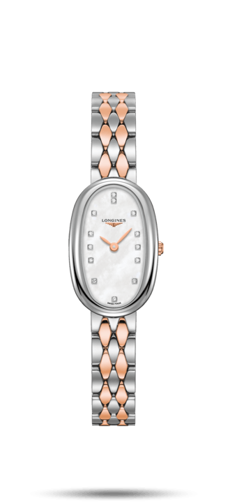 Longines L2.305.5.87.7 : Symphonette S Stainless Steel / Rose Gold / Diamond