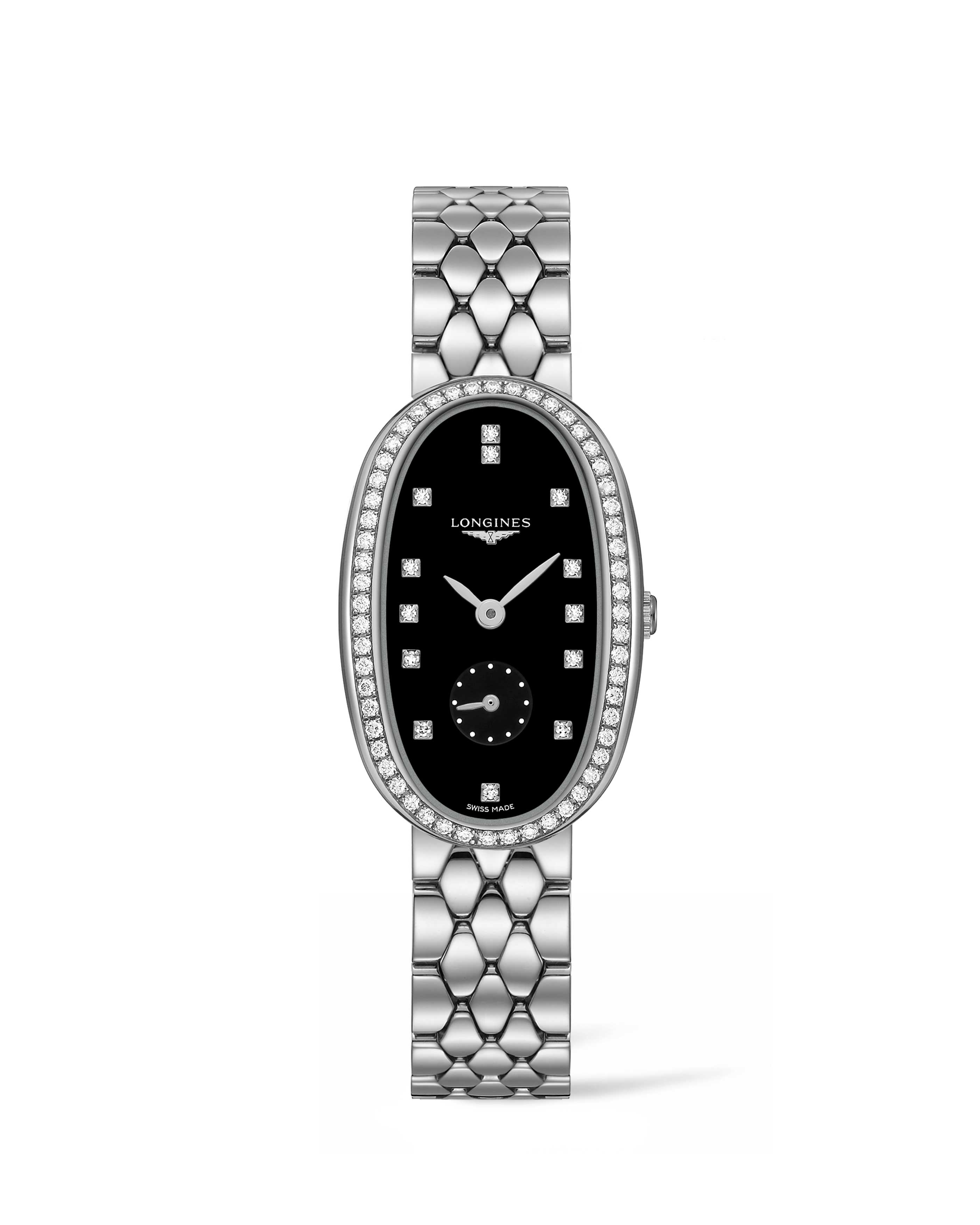 Longines L2.307.0.57.6 : Symphonette XL Diamond / Black / Bracelet