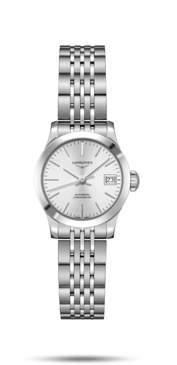Longines L2.320.4.72.6 : Record 26mm Stainless Steel / Silver / Bracelet