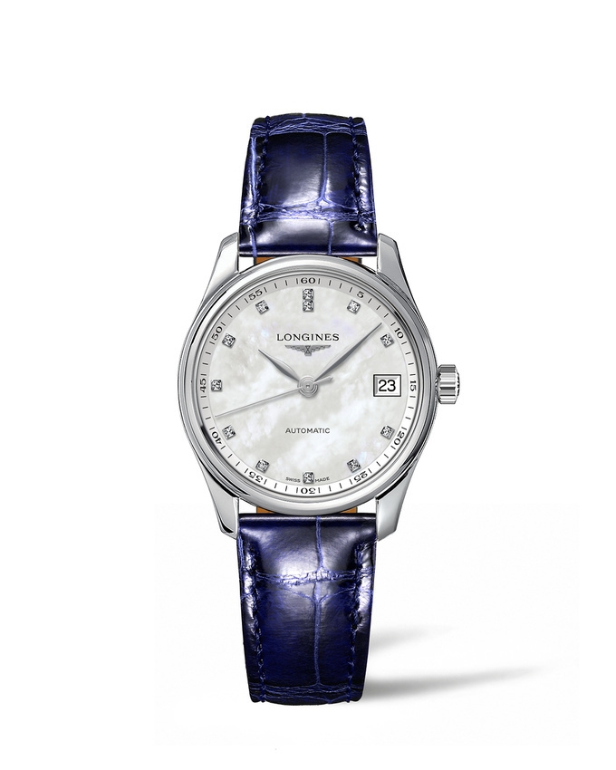 Longines L2.357.4.87.0 : Master Collection Date 34 Stainless Steel / MOP