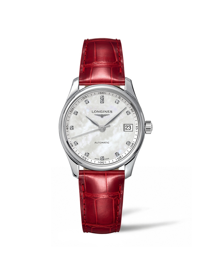 Longines L2.357.4.87.2 : Master Collection Date 34 Stainless Steel / MOP
