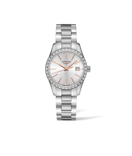 Longines L2.386.0.72.6 : Conquest Classic Quartz 34 Stainless Steel - / Silver