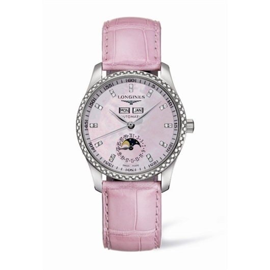 Longines L2.503.0.97.3 : Master Collection Calendar 36 Stainless Steel / Diamond / MOP