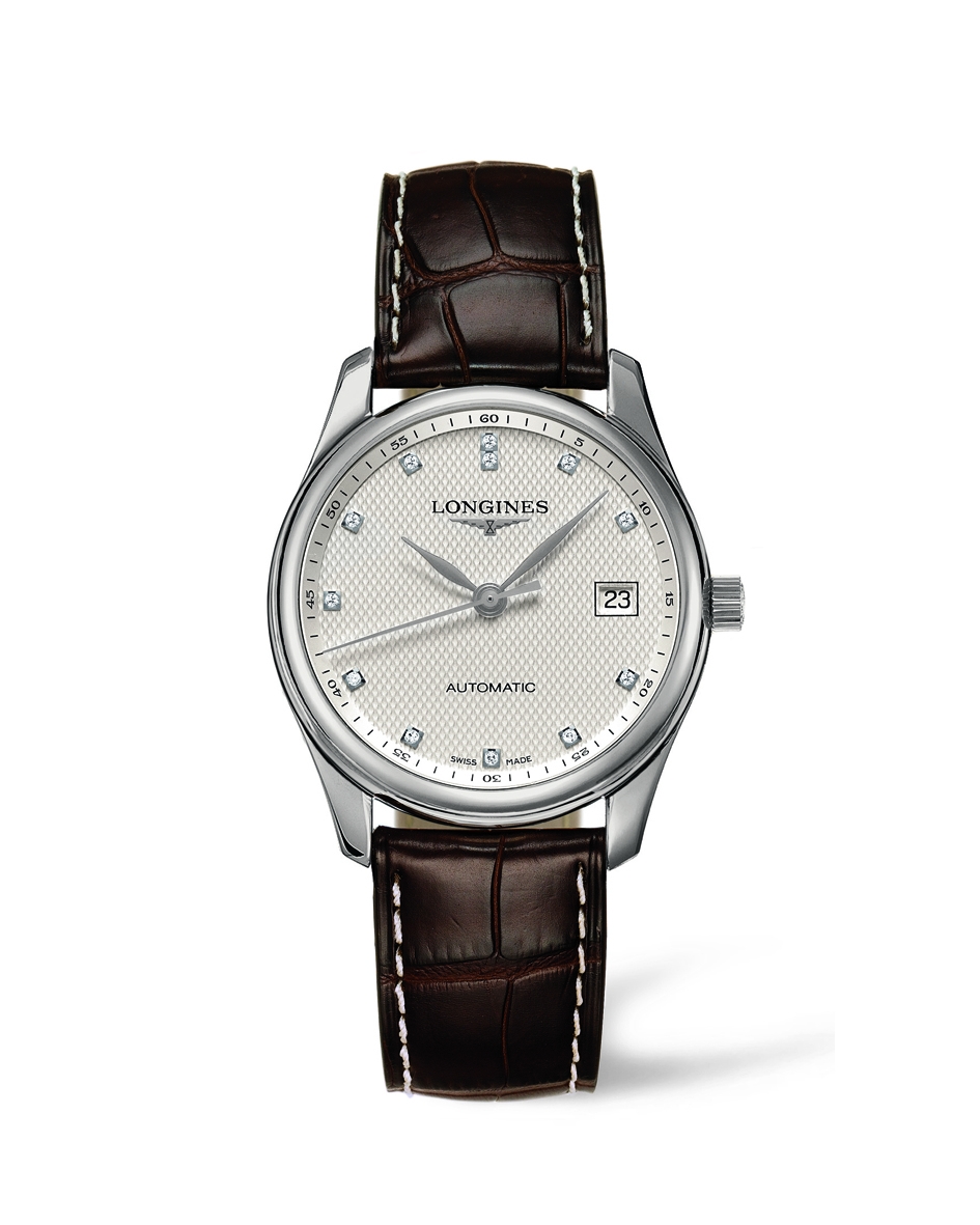 Longines L2.518.4.77.3 : Master Collection Date 36 Stainless Steel Diamond