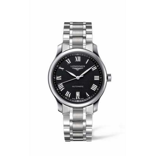 Longines L2.628.4.51.6 : Master Collection Date 38.5 Stainless Steel Black