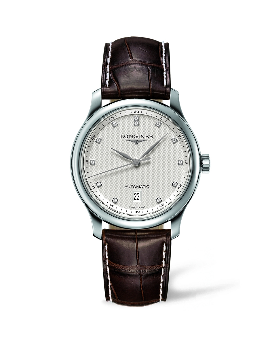 Longines L2.628.4.77.3 : Master Collection Date 38.5 Stainless Steel Diamond