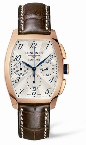 Longines L2.643.8.73.9 : Evidenza Chronograph Pink Gold