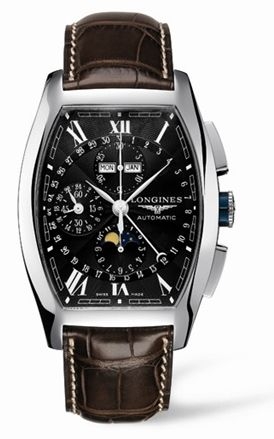 Longines L2.688.4.58.9 : Evidenza Chronograph Calendar Black