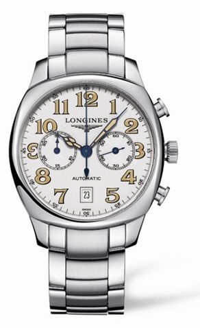 Longines L2.705.4.23.6 : Spirit Chronograph White Bracelet