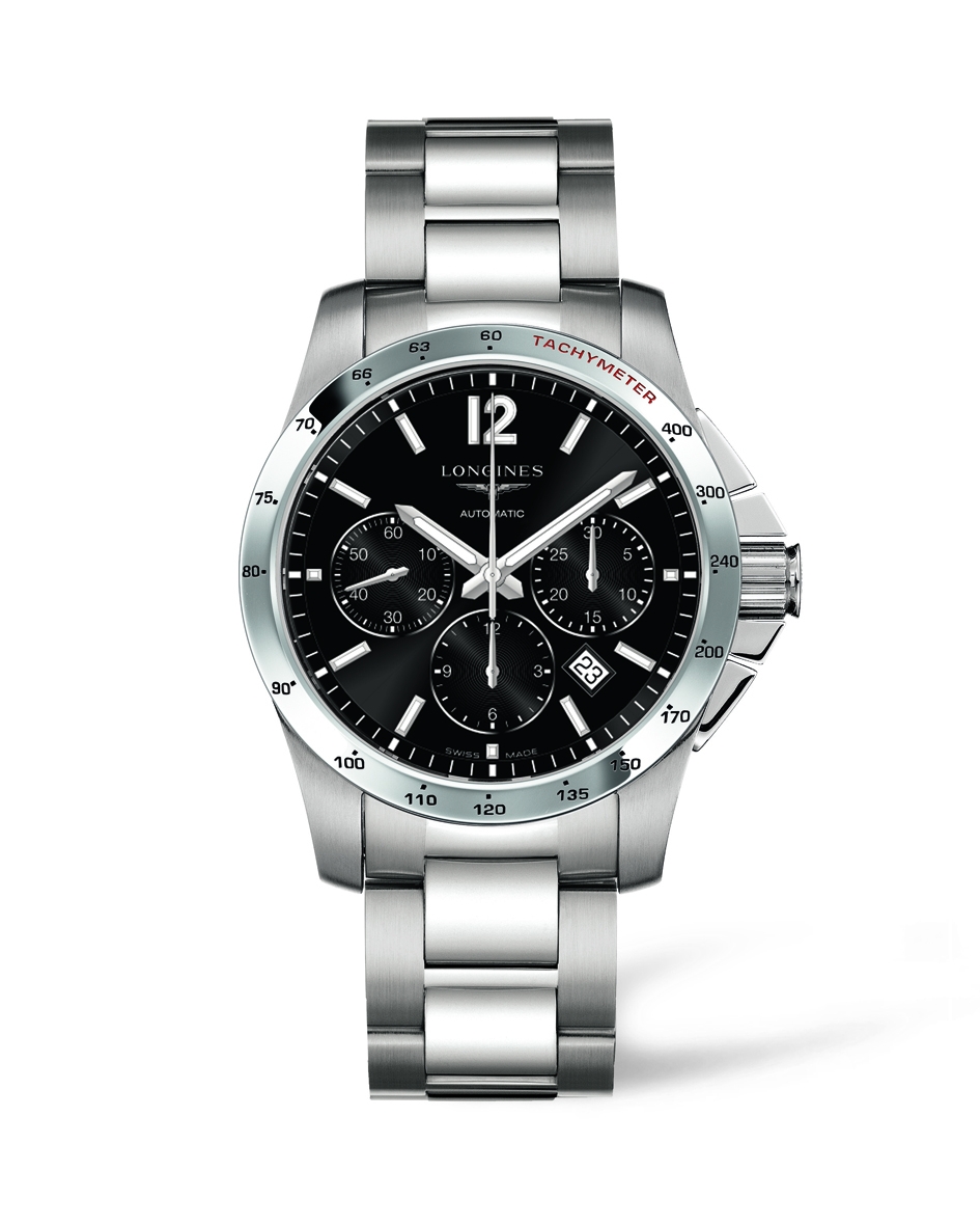 Longines L2.743.4.56.6 : Conquest Chronograph Automatic 41mm Black