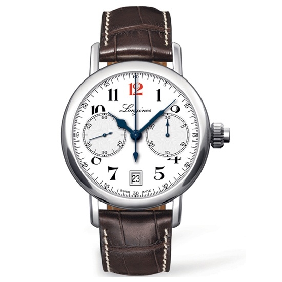 Longines L2.775.4.23.3 : Mono Pusher Chronograph 180th Anniversary Watch