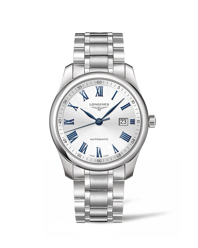 Longines L2.793.4.79.6 : Master Collection 40 Date Stainless Steel / Silver - Roman / Bracelet