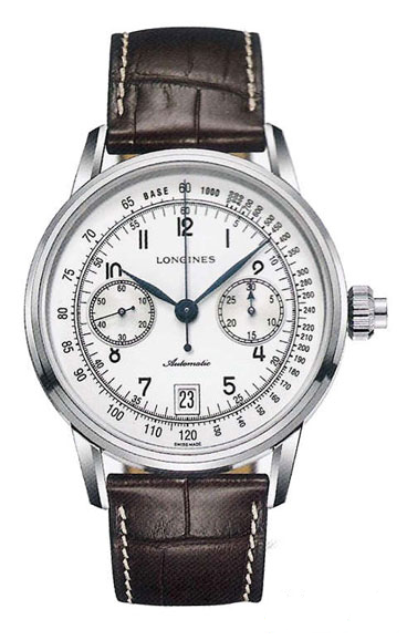 Longines L2.800.4.23.2 : Heritage Column Wheel Single Push Piece Chronograph