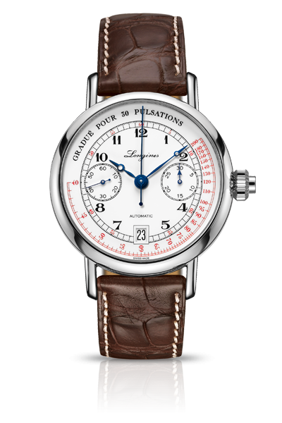 Longines L2.801.4.23.2 : Pulsometer Chronograph