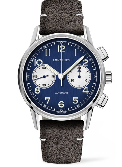 Longines L2.814.4.96.0 : Heritage Chronograph 1940 Portugal