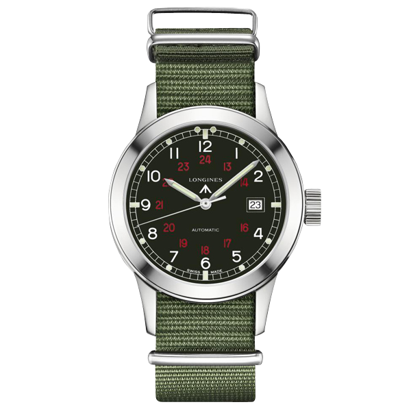 Longines L2.832.4.53.5 : Heritage Military COSD Black