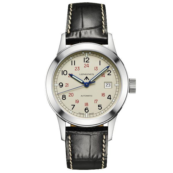 Longines L2.832.4.73.0 : Heritage Military COSD Ivory