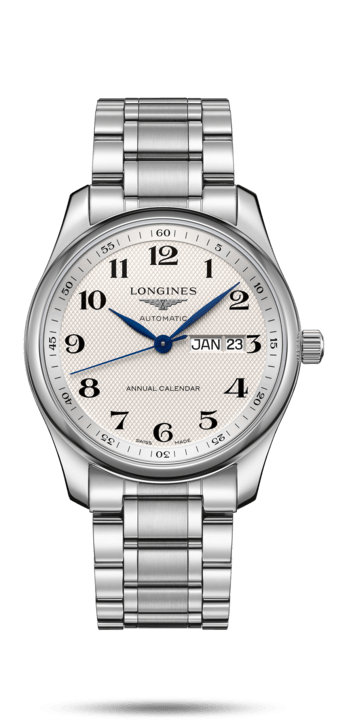 Longines L2.910.4.78.6 : Master Collection 40mm Annual Calendar Stainless Steel / Silver-Arabic / Bracelet