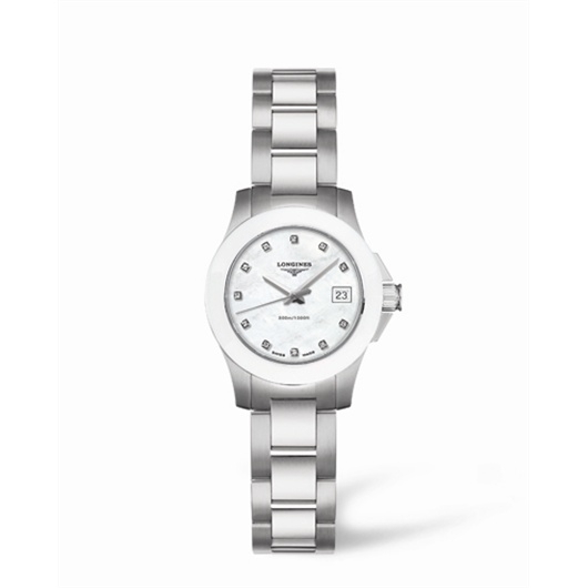 Longines L3.157.4.87.6 : Conquest Quartz 25 Ceramic