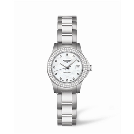 Longines L3.158.0.87.6 : Conquest Quartz 25 Diamond