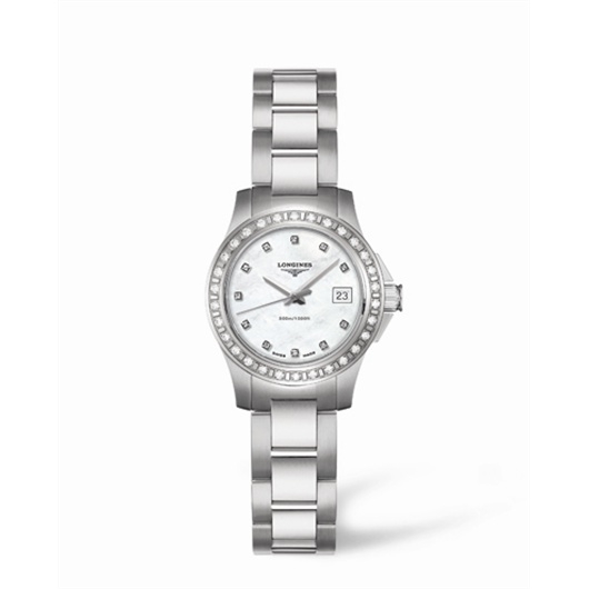 Longines L3.158.0.89.6 : Conquest Quartz 25 Diamond
