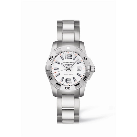 Longines L3.247.4.16.6 : Hydroconquest Quartz 29.5 White