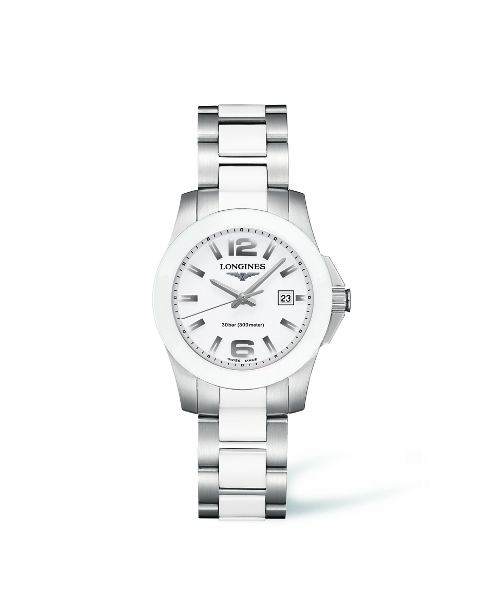 Longines L3.257.4.16.7 : Conquest 29.5 Quartz Ceramic