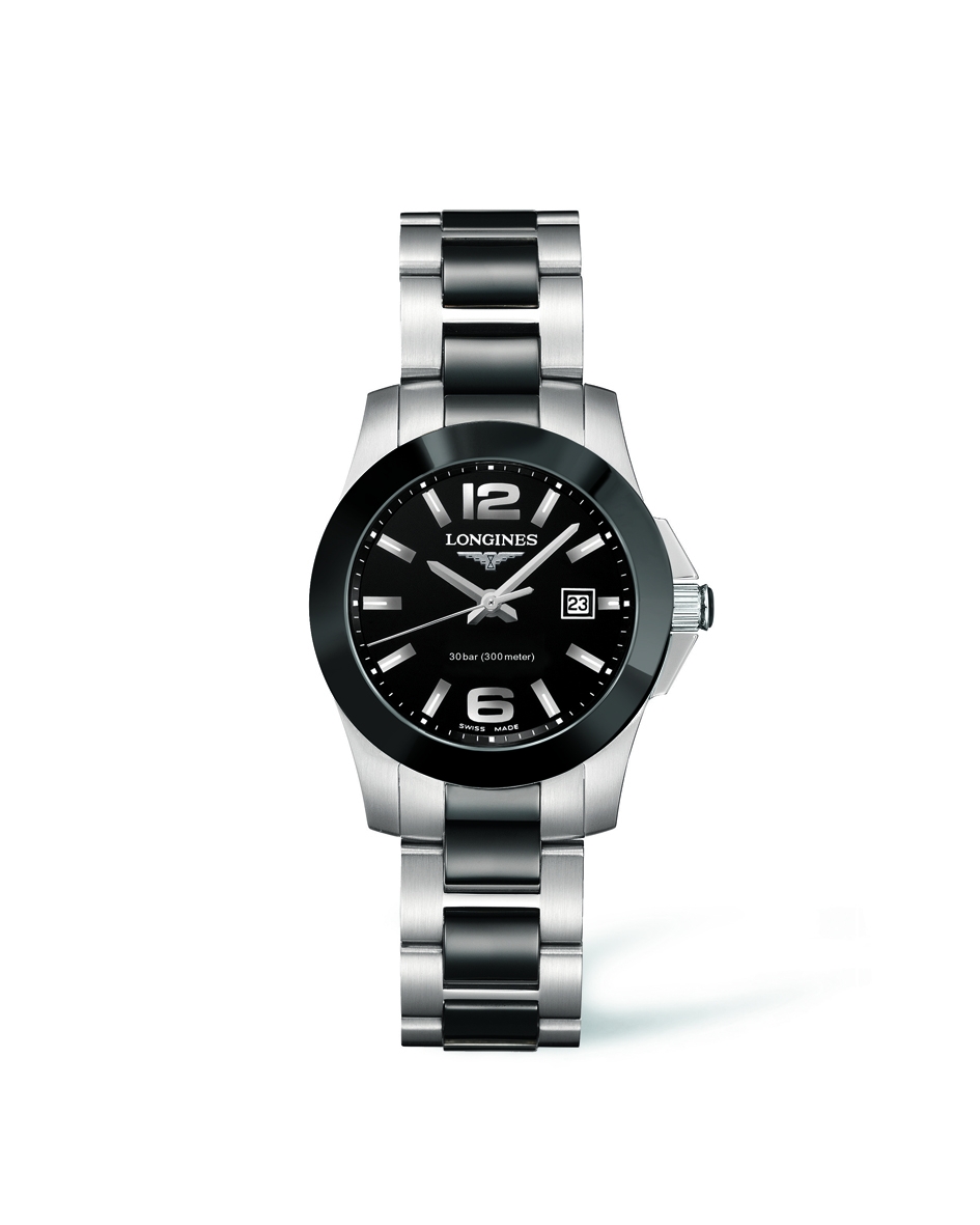 Longines L3.257.4.56.7 : Conquest 29.5 Quartz Ceramic