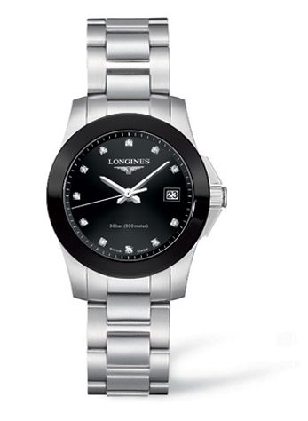 Longines L3.257.4.57.6 : Conquest 29.5 Quartz Ceramic