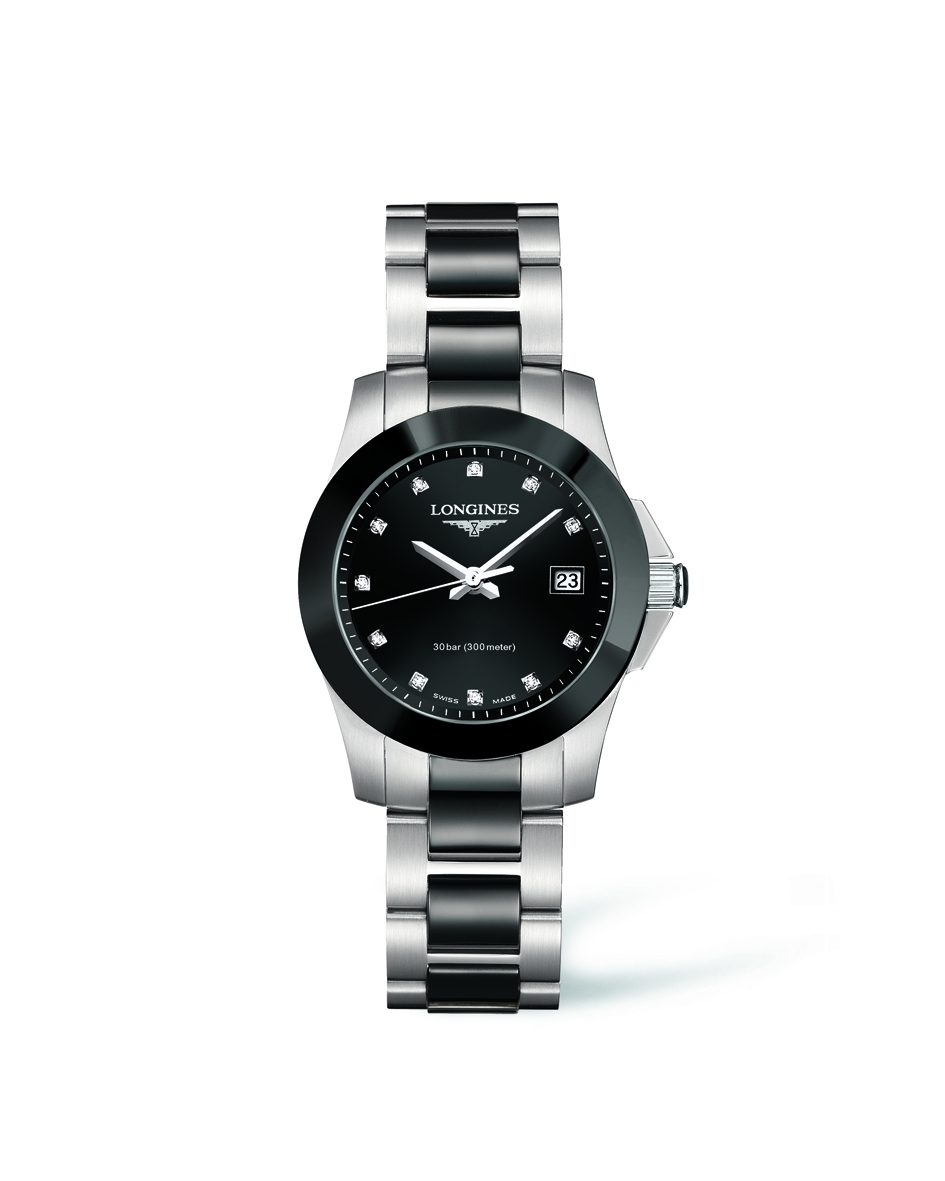 Longines L3.257.4.57.7 : Conquest 29.5 Quartz Ceramic